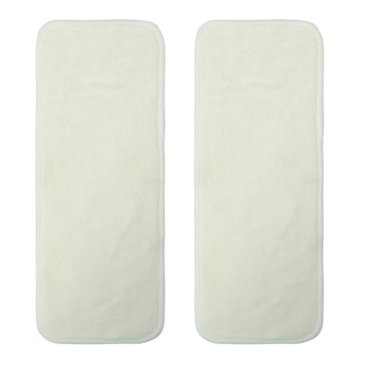 2PCS Mumsbest Bamboo Diaper Inserts Reusable & Washable Nappy Liners