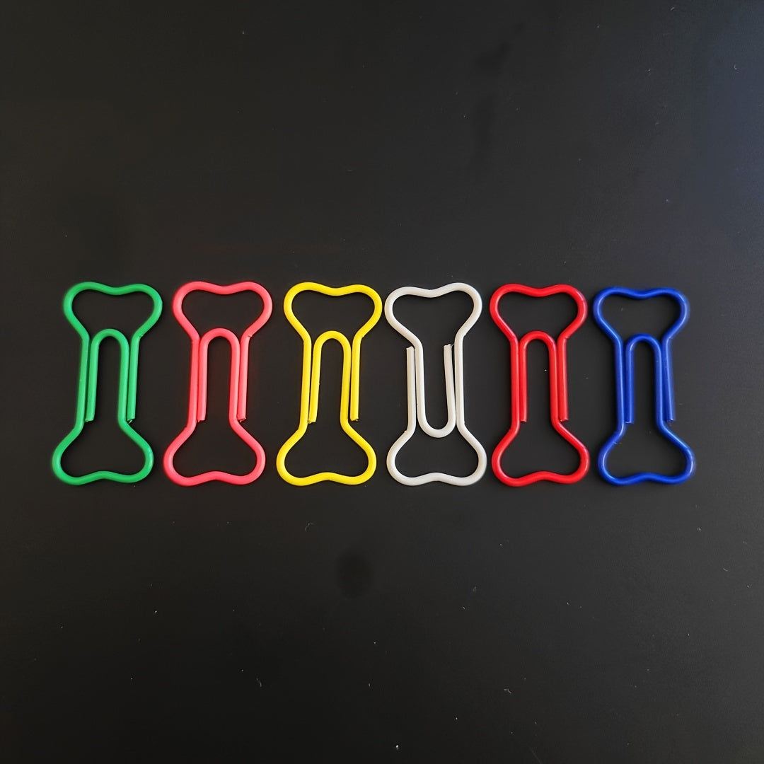 Dog Bone Paper Clips: 30 or 60pcs, Dog Lover Gift
