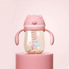 Kids Learning Cup with Straw Anti-fall Leak-Proof Duckbill Bottle