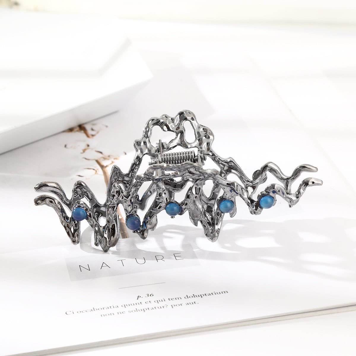 Irregular Crystal Hair Pin Hair Clips For Thick Thin Hair