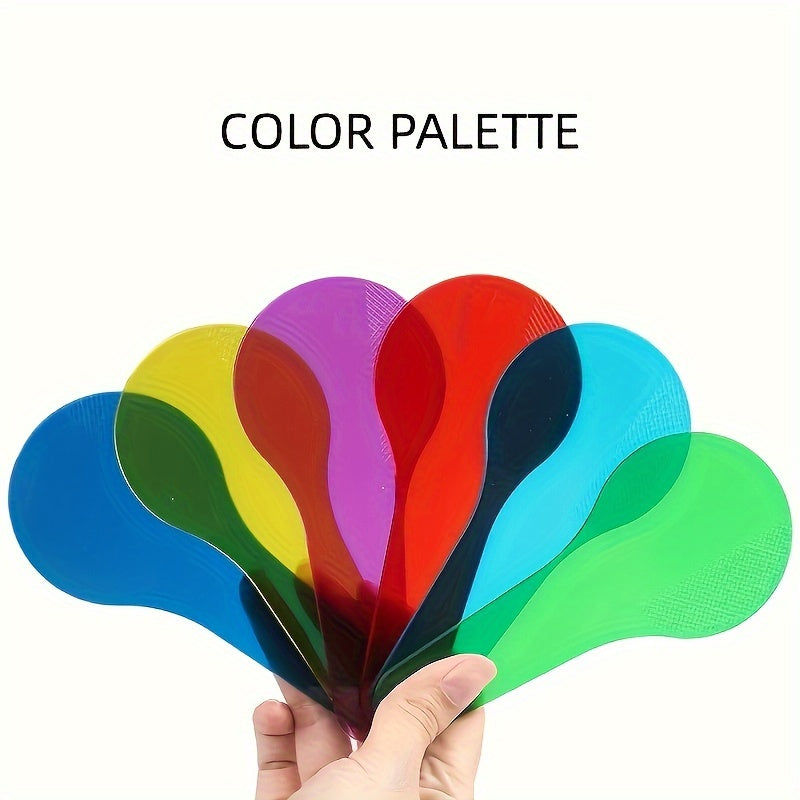 6pcs Transmission Plates Optical Puzzle & Recognition Toy for Kids