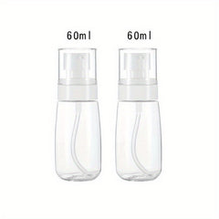 2pcs Water Bottle Hair Mister 60ml 30ml Fine Sprayers 360 Empty Misting Perfume