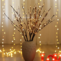 LED Branch Lights Decoration 20 Heads 2AA Not Included