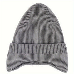 Thickened Warm Ear Protection Hat Woolen Knitted Hat