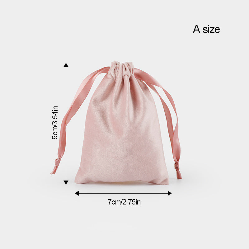 Velvet Drawstring Bags Pouches for Jewelry Storage and Travel - 1pc