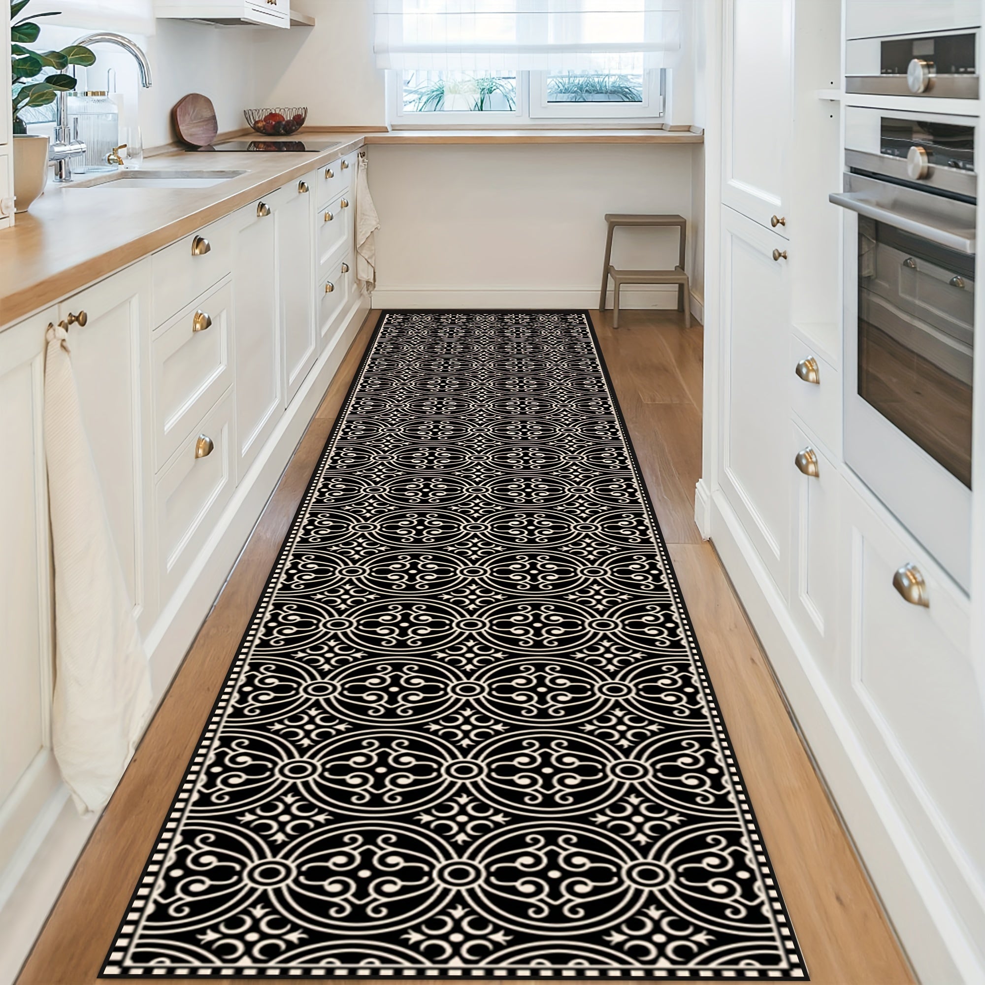 Modern Kitchen Runner Rugs Soft Laundry Room Rug Long Oriental Hallway Rug