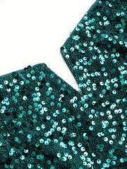  Sequin Decor Bodycon Midi Cami Party Dress