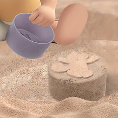 Kids' Silicone Stackable Cup Set Colorful Building Toy