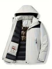Women's Windproof Hooded Jacket for Fall & Winter