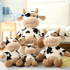 Cute 11in Cartoon Cows Plush Toy - Ideal Christmas Gift for Kids