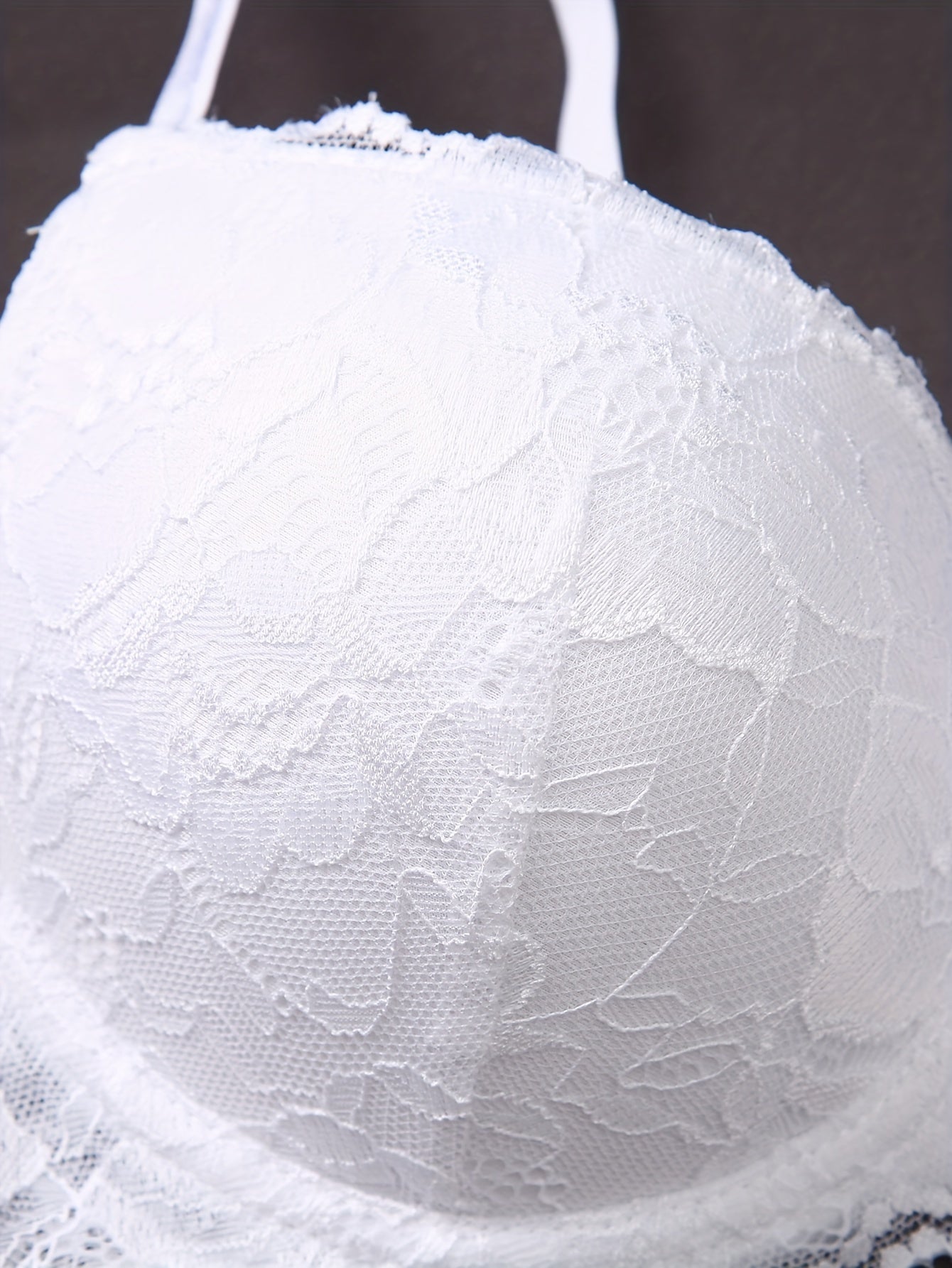 3pcs Lace Push Up Bras Comfy & Breathable Women's Lingerie