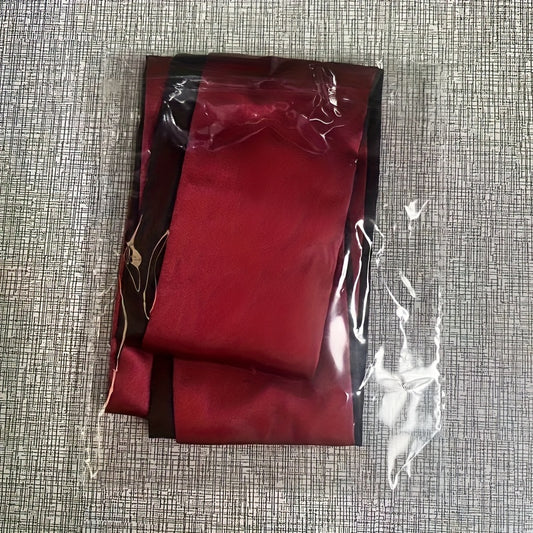 Solid Smooth Ribbon Sleep Eye Mask Blackout Soft Comfortable Blindfold