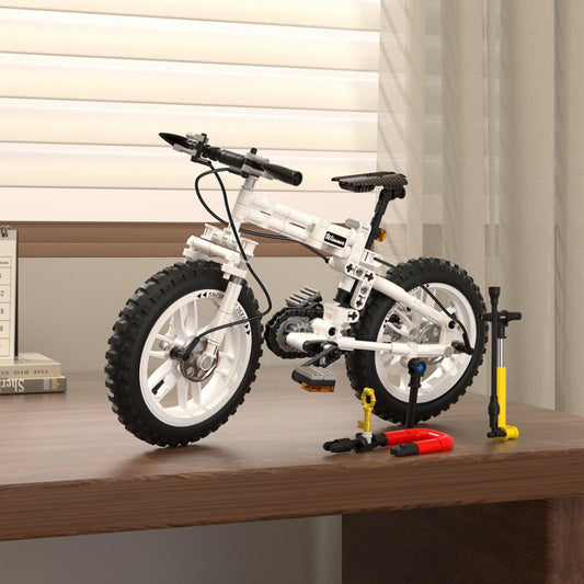 DIY Mountain Bike Building Blocks Set Educational Model Kit