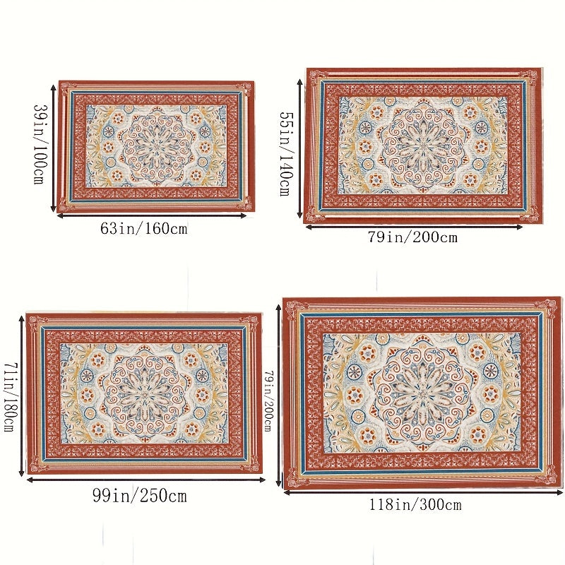 Colorful Large Area Carpet Washable for Living Room Bedroom Study