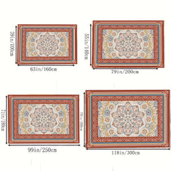 Colorful Large Area Carpet Washable for Living Room Bedroom Study
