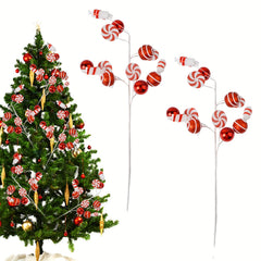 51.99cm Candy Cane Lollipop Christmas Ball Plug-in Decoration