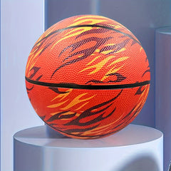 Size 7 Rubber Basketball for Competition Training Sports