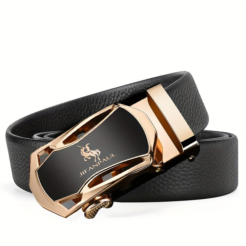 Men's PU Automatic Buckle Belt for Wedding Daily Wear