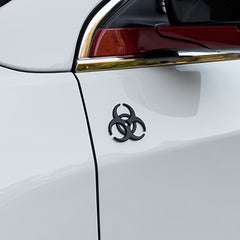 Metal Emblem Car Decal: Nuclear Umbrella Resident Sticker