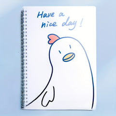 Cartoon Workbook Thickened Notebook Spiral Notebooks
