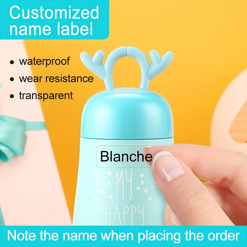 Custom Name Stickers Personalized Labels Transparent Waterproof School Labels