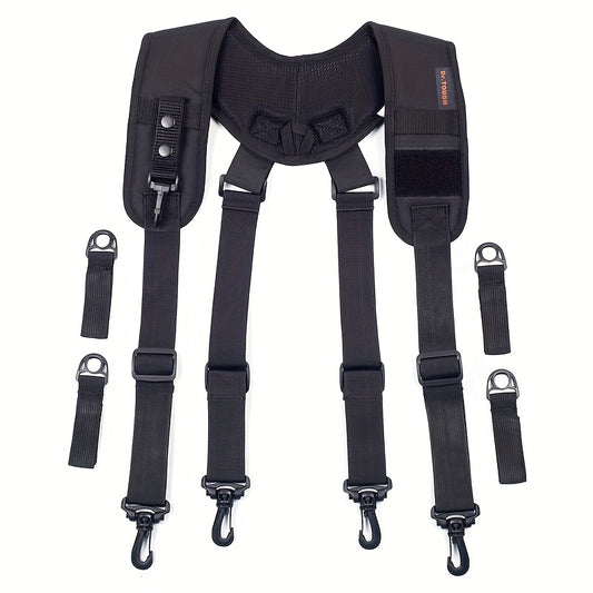 Men's Adjustable Tool Belt X Type Heavy Duty Work Suspenders