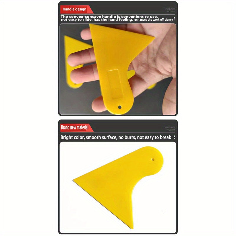 Small Yellow Shovel Hard Scraper Tool for Phone Edge Cleaning