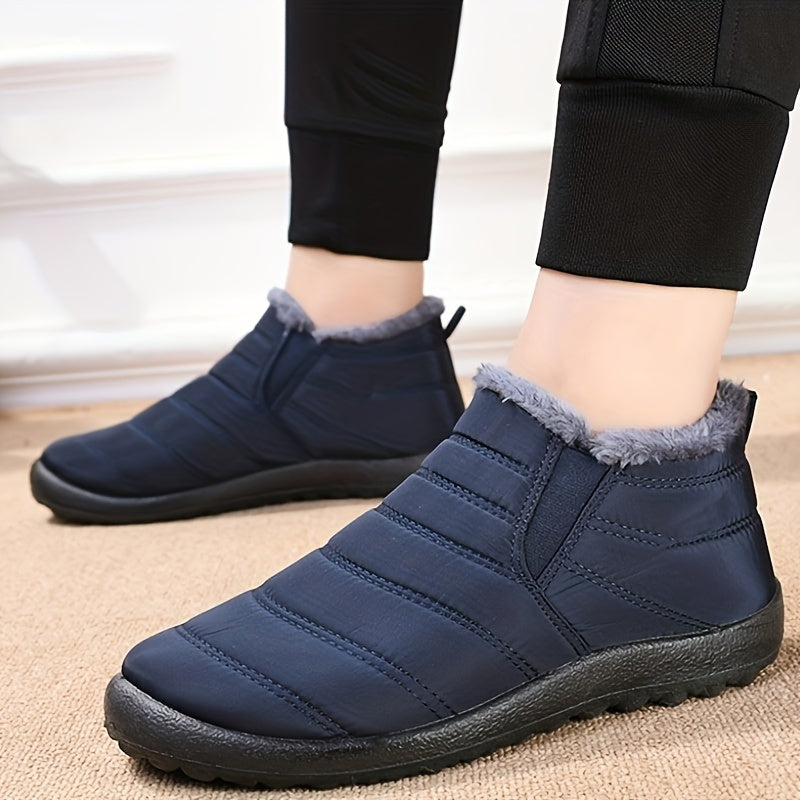 Women's Waterproof Snow Shoes Warm Winter Ankle Shoes