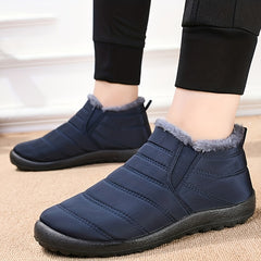 Women's Waterproof Snow Shoes Warm Winter Ankle Shoes