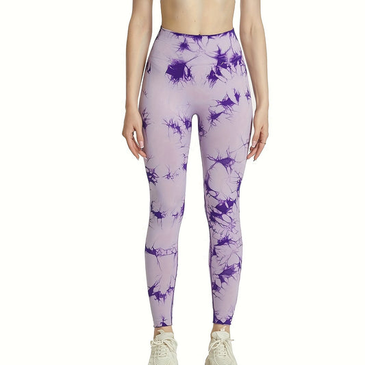 Tie Dye High Waist Yoga Leggings Women's Activewear