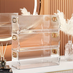 Stackable Desktop Storage Box Acrylic Makeup Organizer Perfume Display Rack
