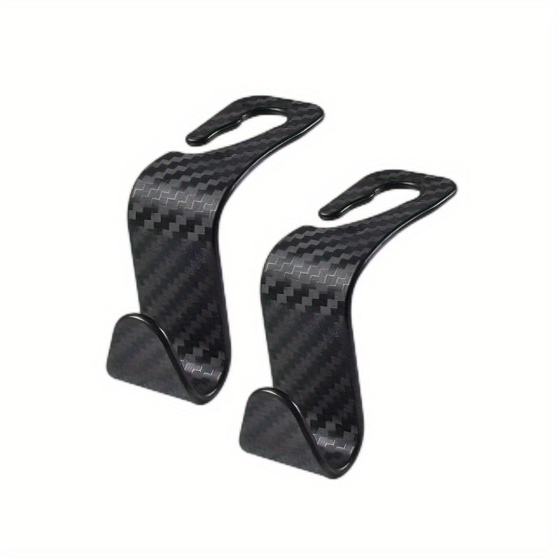 2pcs Car Seat Hooks Save Space Hang Heavy Objects Hide Back Hooks