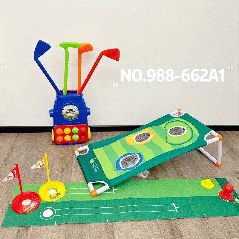 Toddler Golf Set Upgraded Children's Golf Cart Toy Set