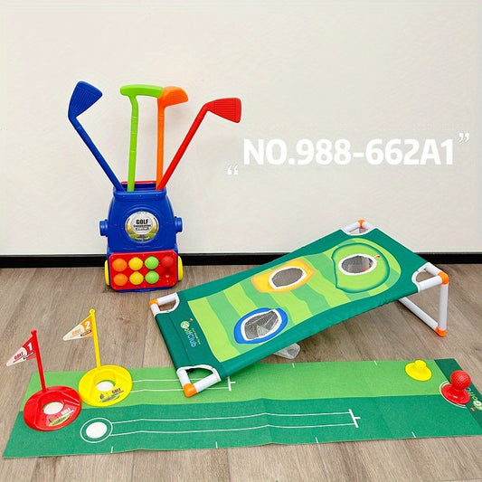 Toddler Golf Set Upgraded Children's Golf Cart Toy Set