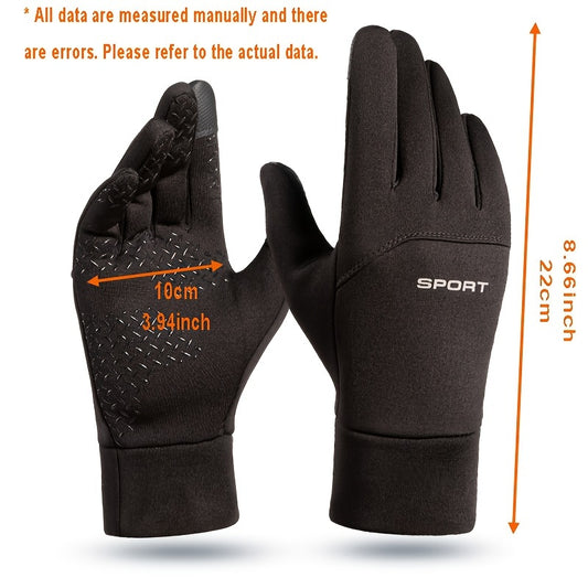 Waterproof Winter Gloves for Cycling and Running