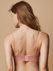 Wireless Lace Triangle Bralette Soft Everyday Bra Women's Lingerie