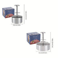 Stainless Steel Burger Patty Press Cheeseburger Press Hamburger Patty Maker Mold