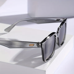 Square Frame Sunglasses Rivet Decor Glasses UV400