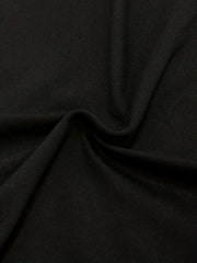  Solid Long Sleeve Pleated Maxi Dress