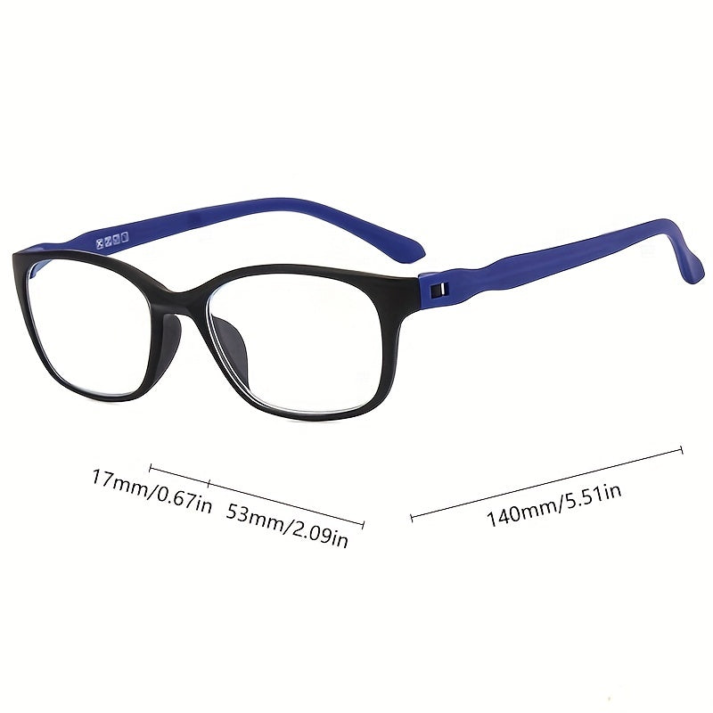 Light Blocking Reading Glasses Square Detachable No Screws Presbyopic Glasses