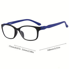 Light Blocking Reading Glasses Square Detachable No Screws Presbyopic Glasses
