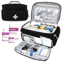 Portable First Aid Tools Storage Bag Organizer for Home Office Car Travel