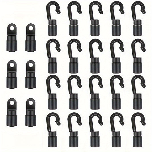 26 Pcs Bungee Shock Cord Hook For 1 4 Inch Cord Rope Kayaks
