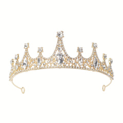 Crystal Bridal Tiara Crown Bride Headband Wedding Hair Jewelry