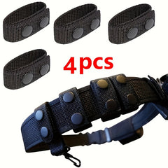 4pcs Tactical Belt Buckles Heavy Duty Nylon Webbing Molle Belt Keepers