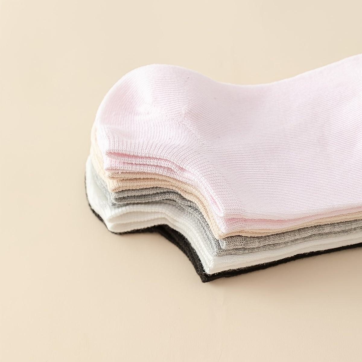 5 Pairs Soft & Lightweight Low Cut Socks Women's Stockings