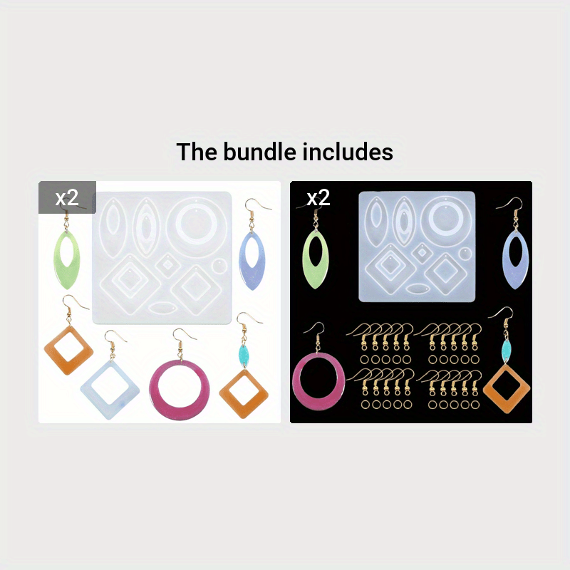 Crystal Drop Glue Mold Epoxy Resin Jewelry Silicone Mold