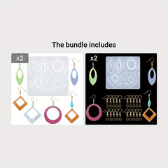 Crystal Drop Glue Mold Epoxy Resin Jewelry Silicone Mold