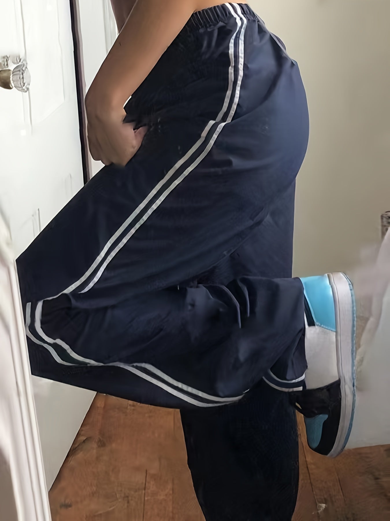 Side Wide Leg Pants Drawstring Baddie Clothes
