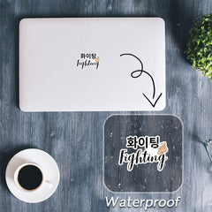 K-Drama Fighting Stickers - Victory Hand Gesture - Single Use